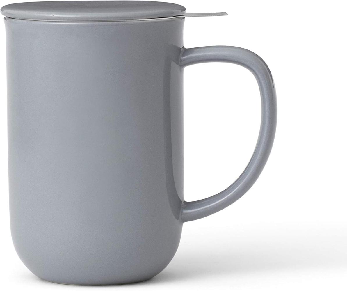 Viva Tasse Balance, Edelstahl, Porzellan, Porzellan, mit Teesieb und Deckel, 500 ml Bild 1