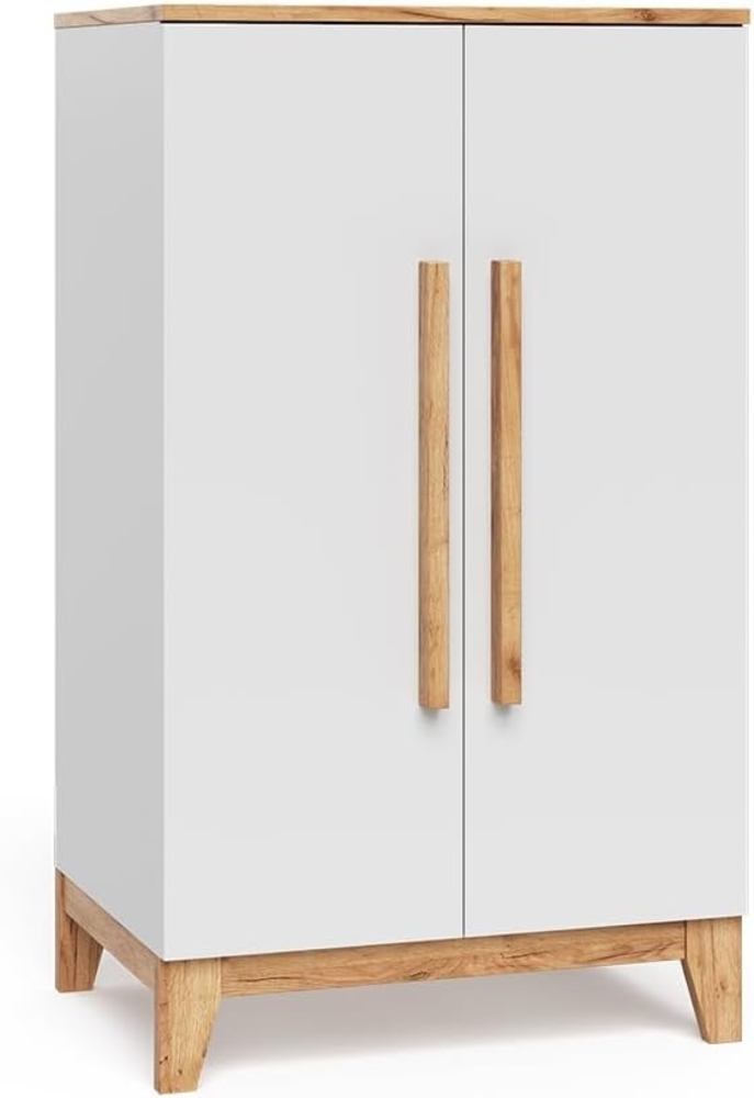 Vitalispa Kinderkleiderschrank Weiß/Artisan 70 x 120 cm, Malia Bild 1