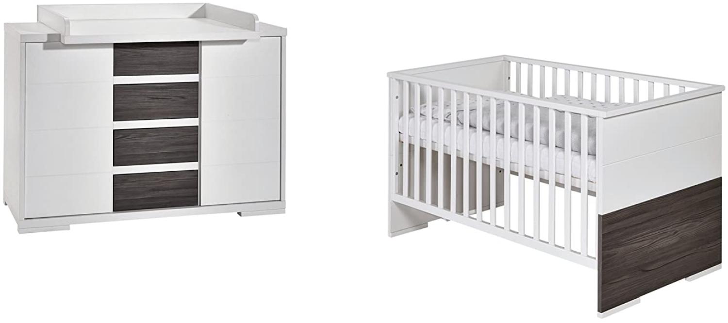 Schardt 'Maxx Fleetwood' 2-tlg. Babyzimmer-Set inkl. Kinderbett und Wickelkommode Bild 1