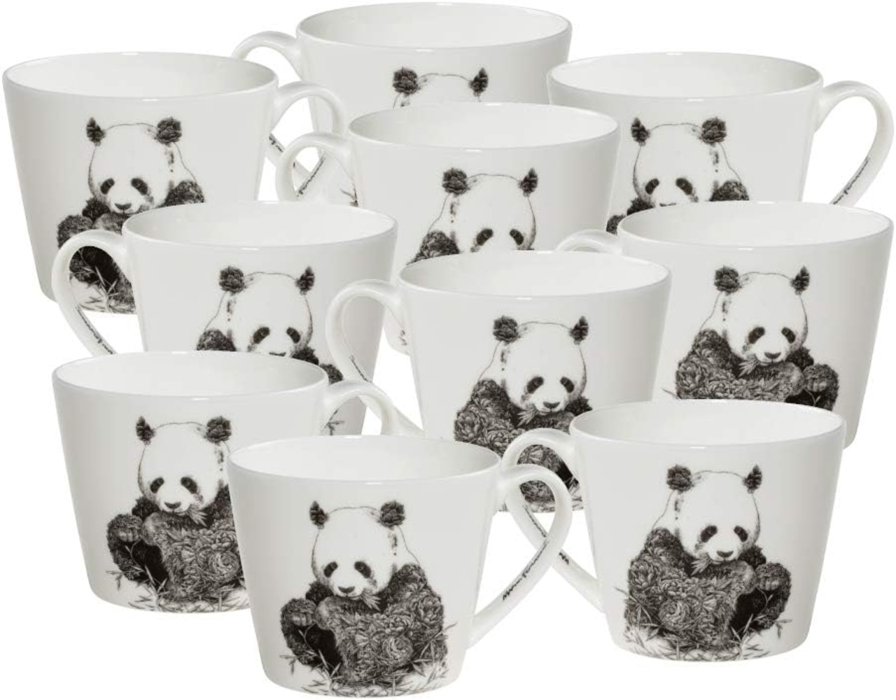 Maxwell & Williams DX0512 Becher 450 ml MARINI FERLAZZO Giant Panda, Porzellan, in Geschenkbox Bild 1