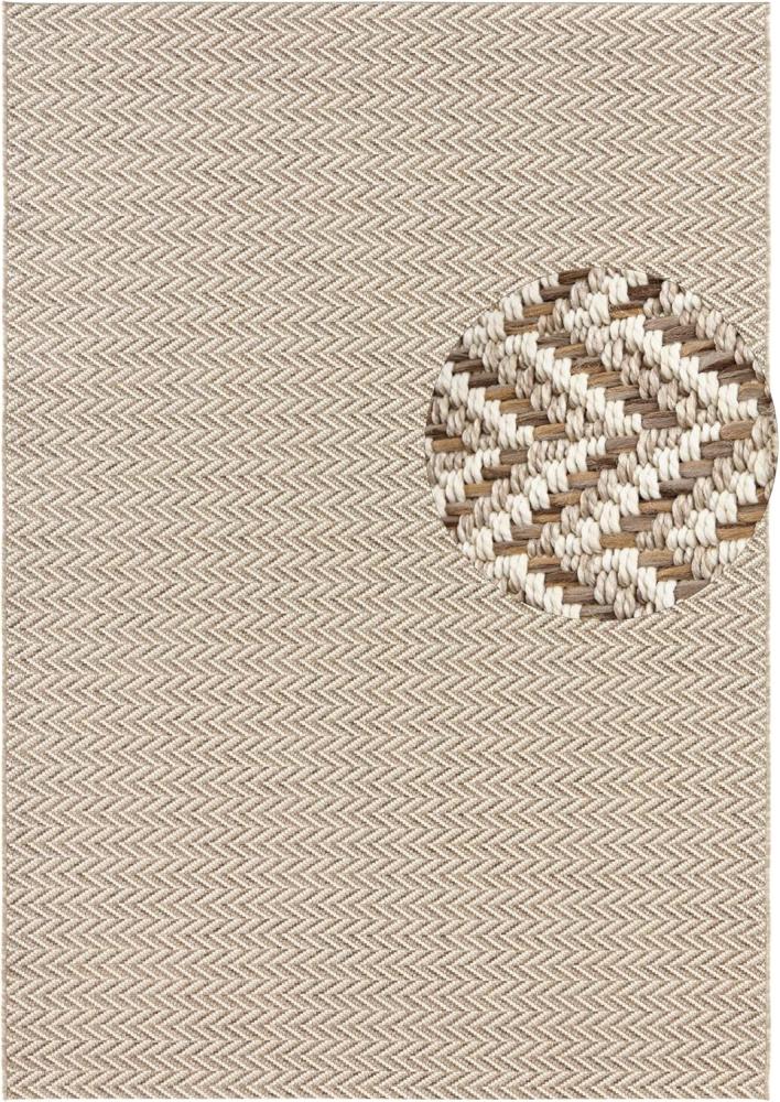 In- & Outdoor Teppich Caen Creme - 160x230x0,6cm Bild 1