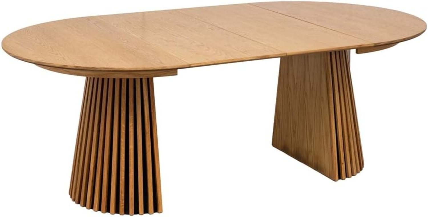 ebuy24 Esstisch Osaka Esstisch inkl. 2 Zusatzplatten Ø120x120-160- Bild 1