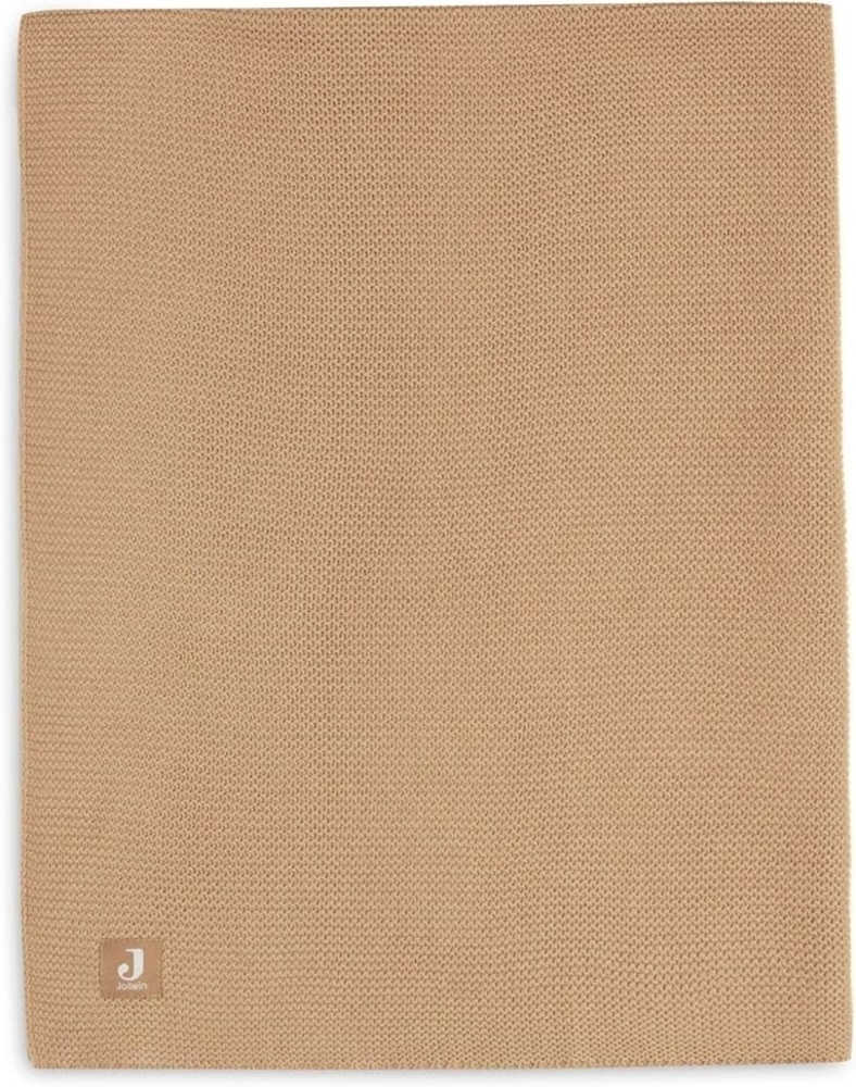 Jollein Basic Knit Bettdecke Biscuit 100x150 cm Braun Bild 1