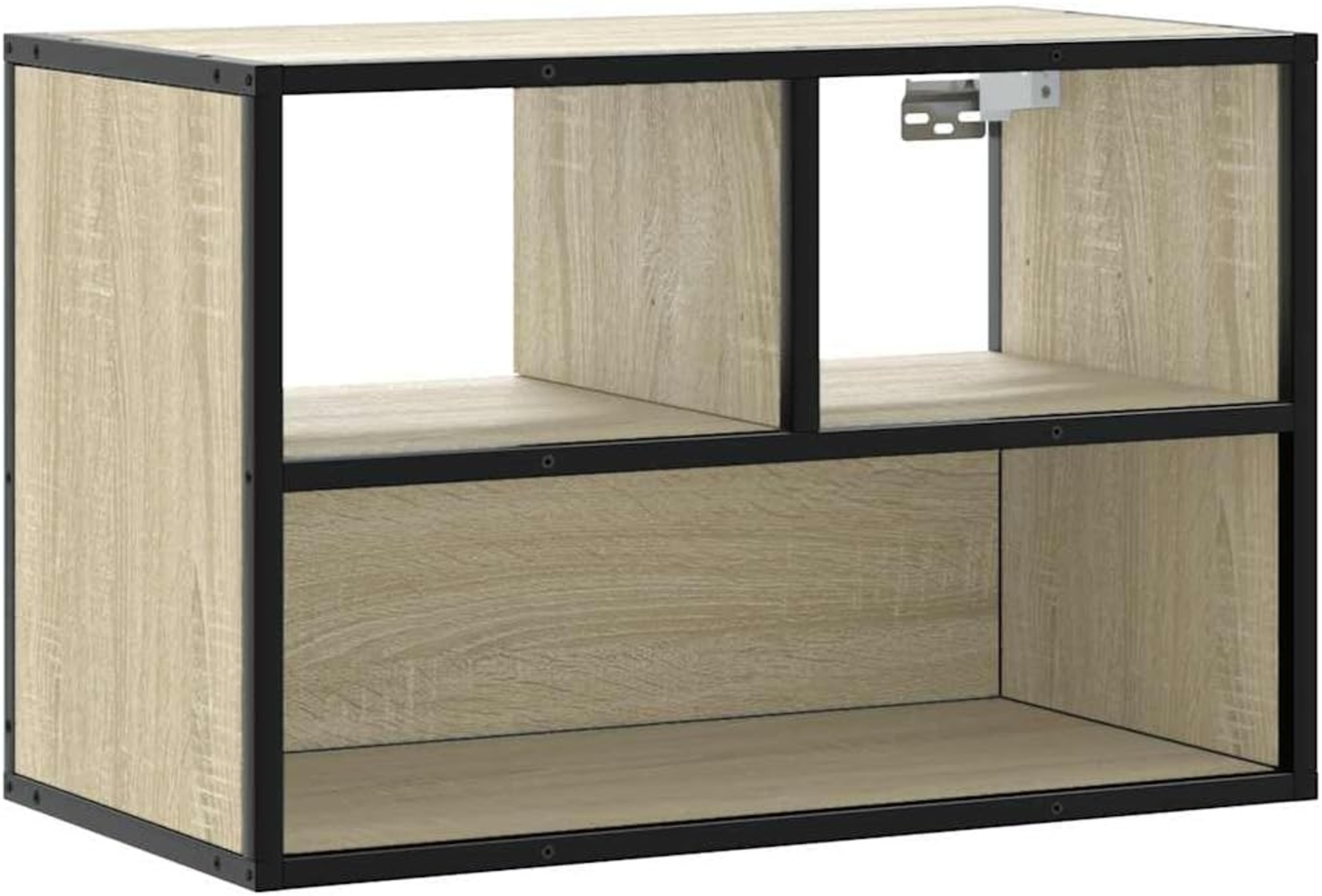 TV-Schrank Sonoma-Eiche 60x31x39,5 cm Holzwerkstoff und Metall Bild 1