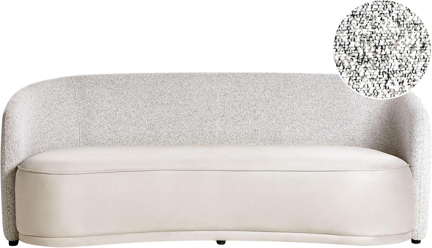 3-Sitzer ROSET Stoff Hellbeige Bild 1