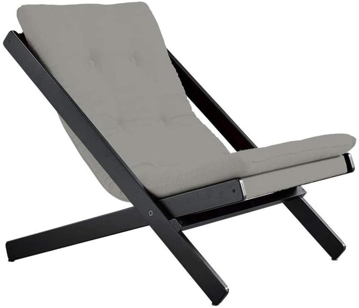 KARUP DESIGN BOOGIE Futon Liegestuhl Gestell Schwarz / Grey Bild 1