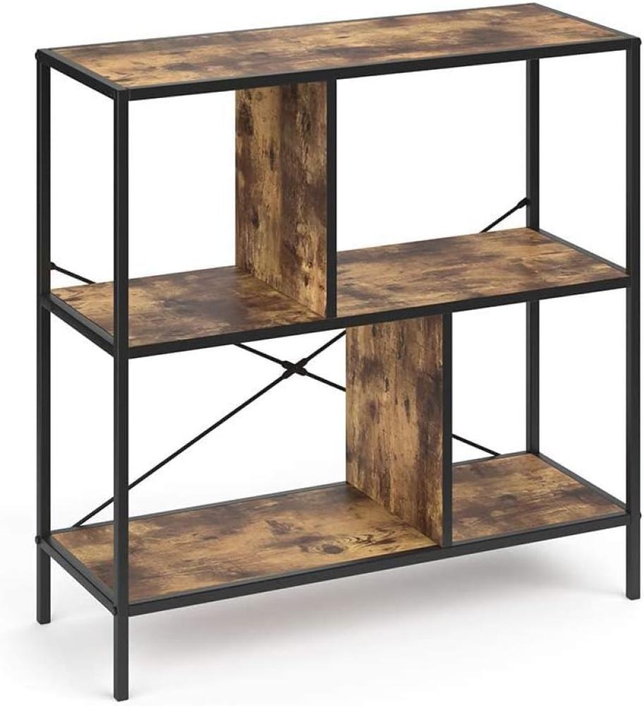 VICCO Loft Bücherregal FYRK Wandregal Standregal Aufbewahrung 79x80x30 Vintage Bild 1