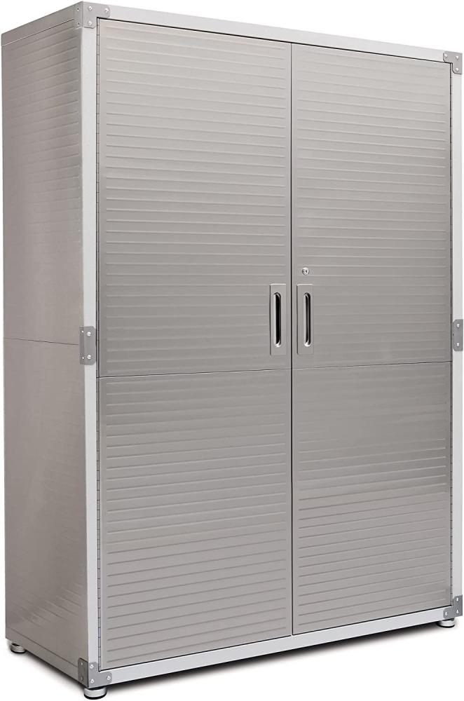 Seville Classics Mega Hochschrank, 121,9 x 60,9 x 182,9 cm, grau Bild 1