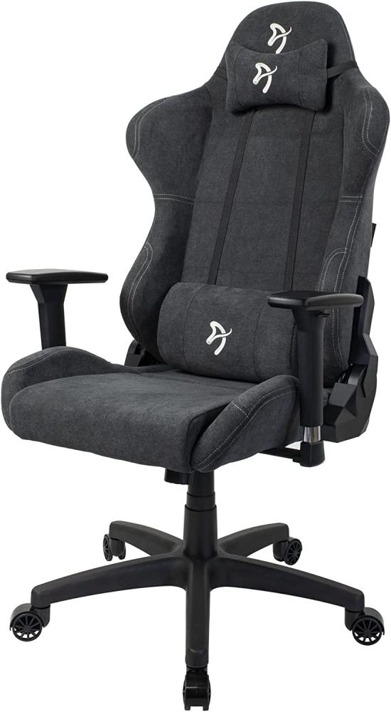 Arozzi Torretta Soft Fabric, Gamingstuhl, Büro Stuhl - Stoff - Bis zu 100 kg, dunkelgrau Bild 1