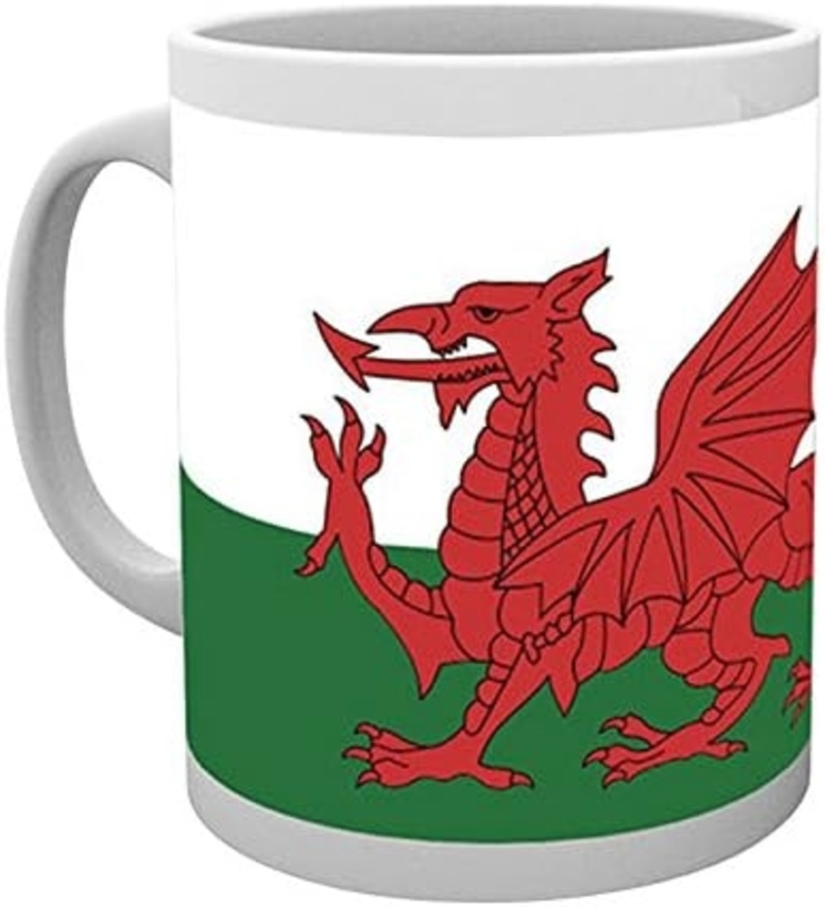 empireposter Wales Flag Walisische Flagge Keramik Tasse Größe Ø8,5 H9,5cm Bild 1