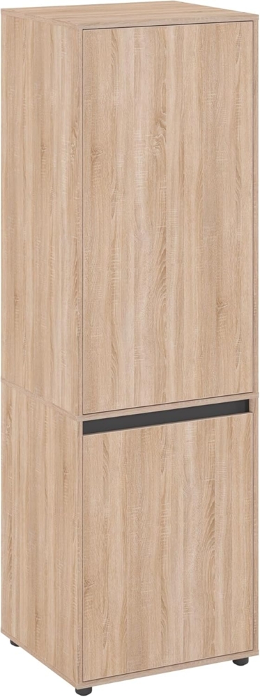 KOMTO Garderobenschrank CUBE 60-90 cm Mit Fächern Schubladen Kleiderschrank Schrank Mehrzweckschrank mit Türig & Schubladen Garderobenschrank Flur 192 cm Bild 1