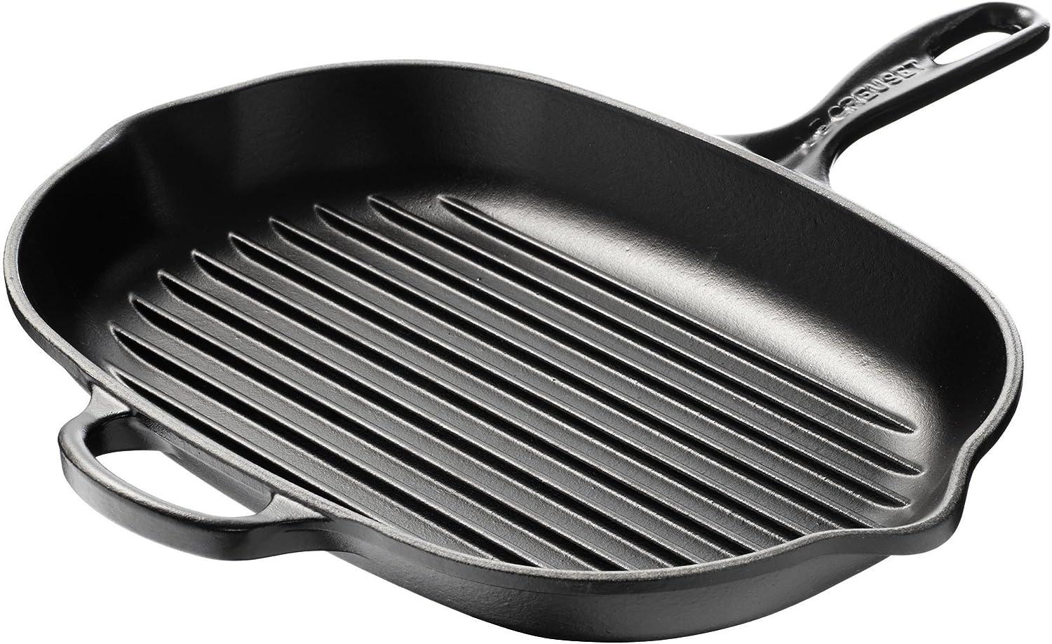 Le Creuset Grillpfanne Oval Signature 32 cm Schwarz - Schwarz - 29 bis 32 cm Bild 1