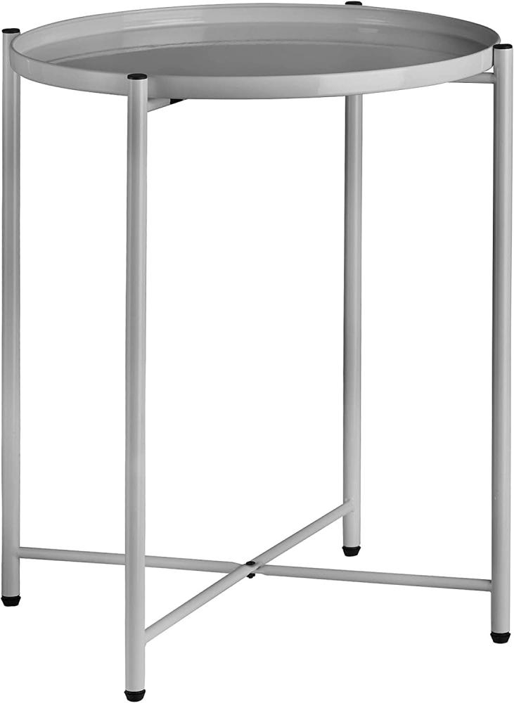 Beistelltisch Chester 45,5 x 45,5 x 53 cm - grau Bild 1