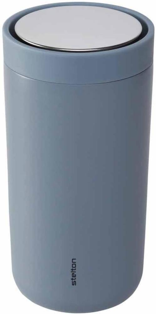 To Go Click Edelstahl Doppelwand Thermobecher, 0,2 l. Dusty blue Stelton Becher Bild 1