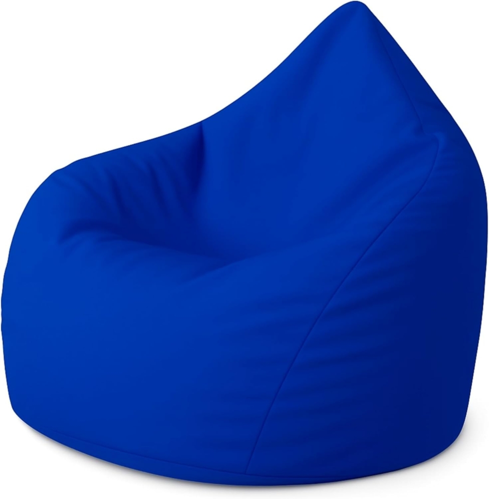 PATCH HOME Patchhome Sitzsack Tropfenform - Blau für In & Outdoor XL 300 Liter - mit Styropor Füllung in 25 versch. Farben und 3 Größen Bild 1