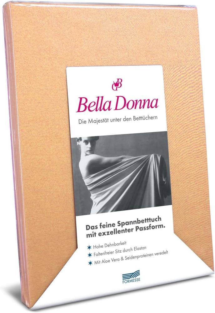 Formesse Bella-Donna Jersey Spannbettlaken|180x200 - 200x220 cm| safran Bild 1