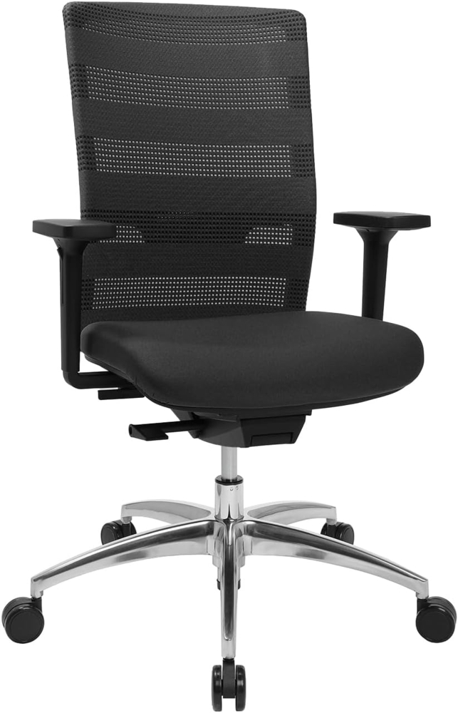 Topstar Sitness Airwork Bürostuhl, Aluminium, schwarz, One Size Bild 1