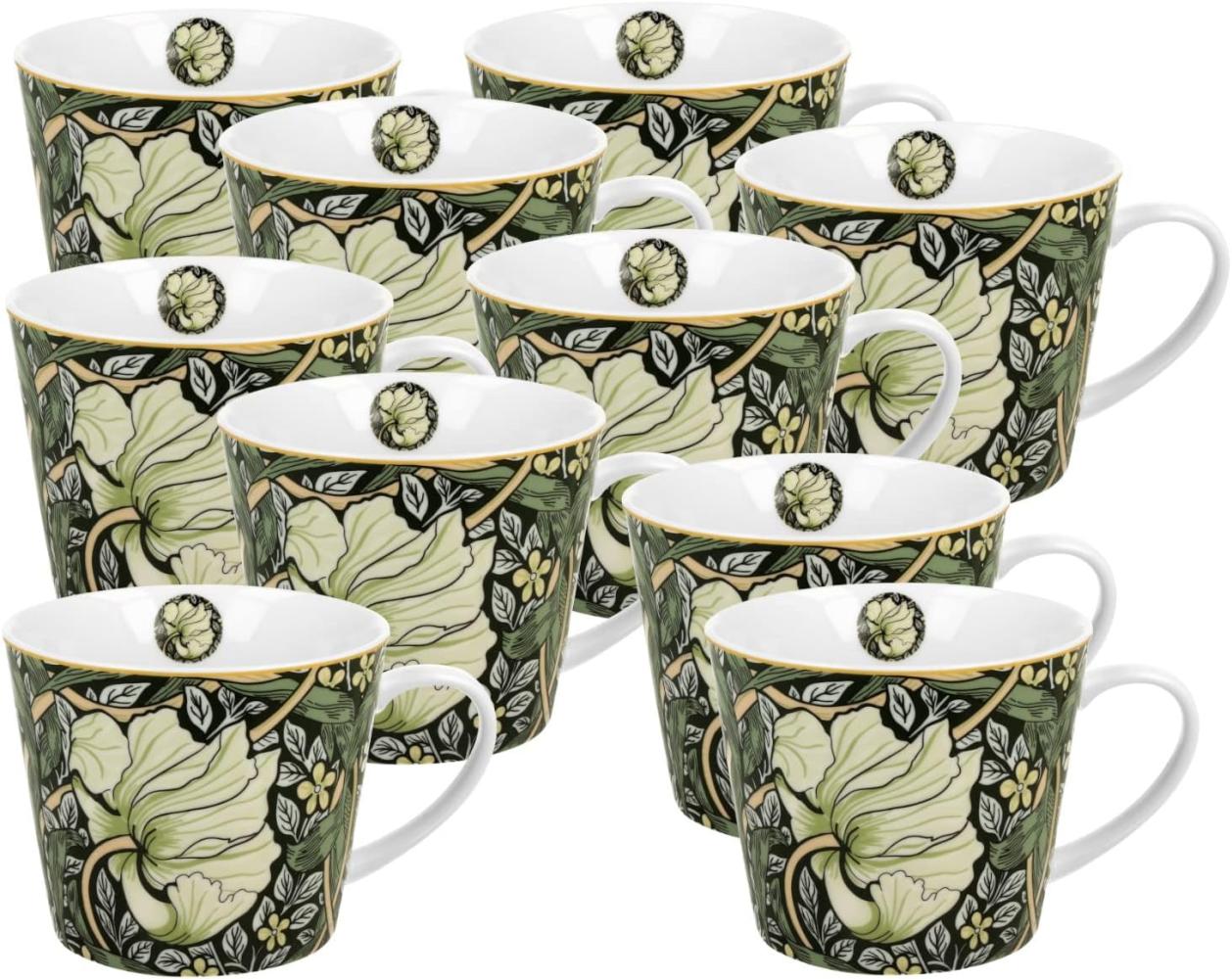 DUO ART GALLERY Jumbobecher 610 ml PIMPERNEL New Bone China Porzellan Bild 1