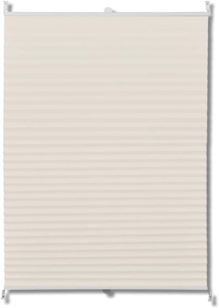 Plissee Faltrollo Rollo Plisseerollo 110x100cm Creme 240645 Bild 1