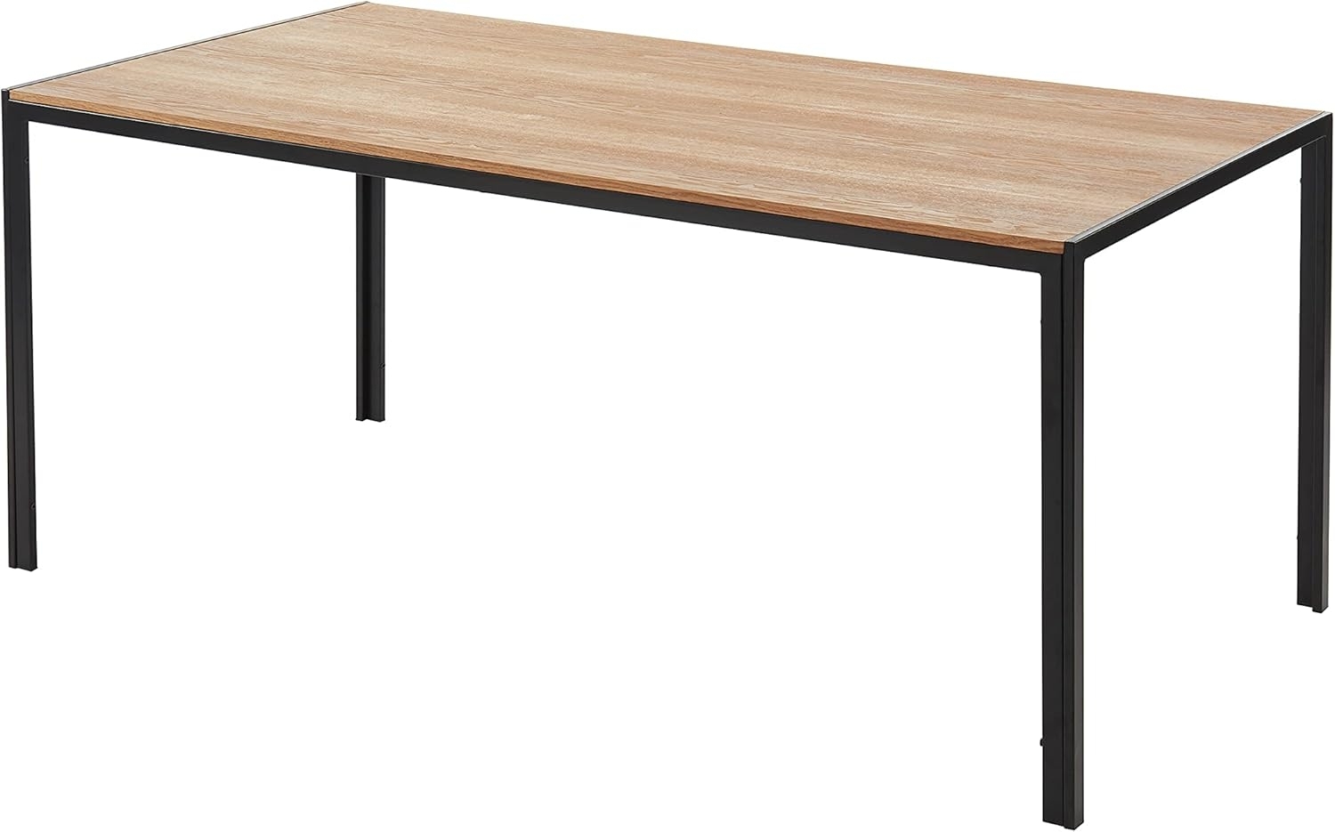 BAÏTA Esstisch, Holz und Metall, Schwarz, Länge 180 cm Bild 1