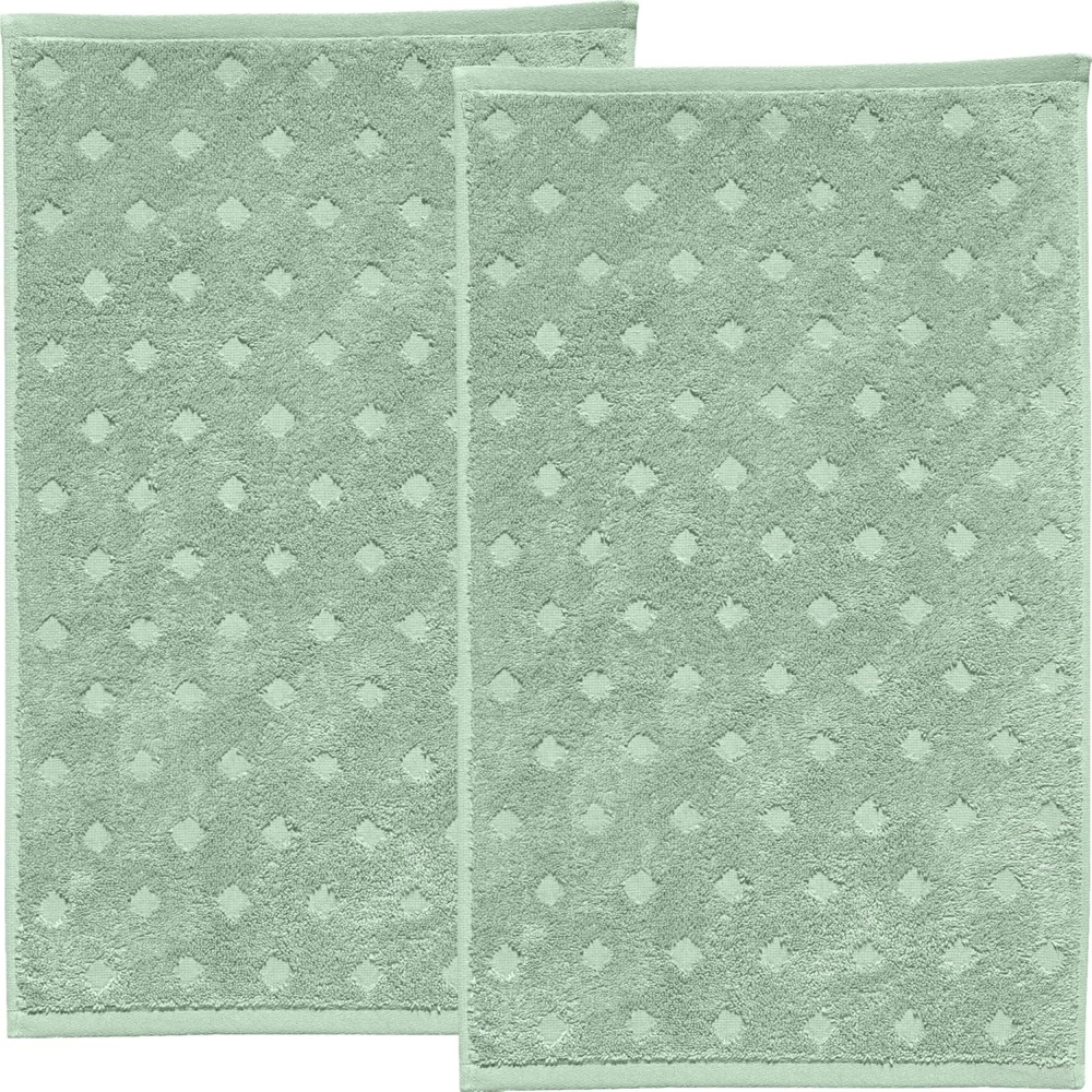 Erwin Müller Walk-Frottier "Baden-Baden" 2er-Pack, Jade, Gästetuch 2er | 30x50 cm Bild 1