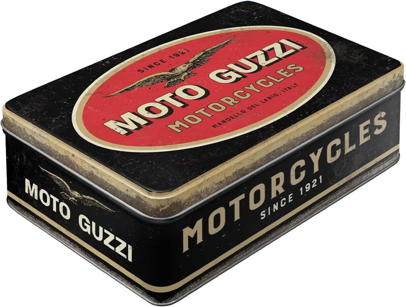 Nostalgic-Art Keksdose Vorratsdose Kaffeedose Frischhaltedose - Moto Guzzi Logo Bild 1