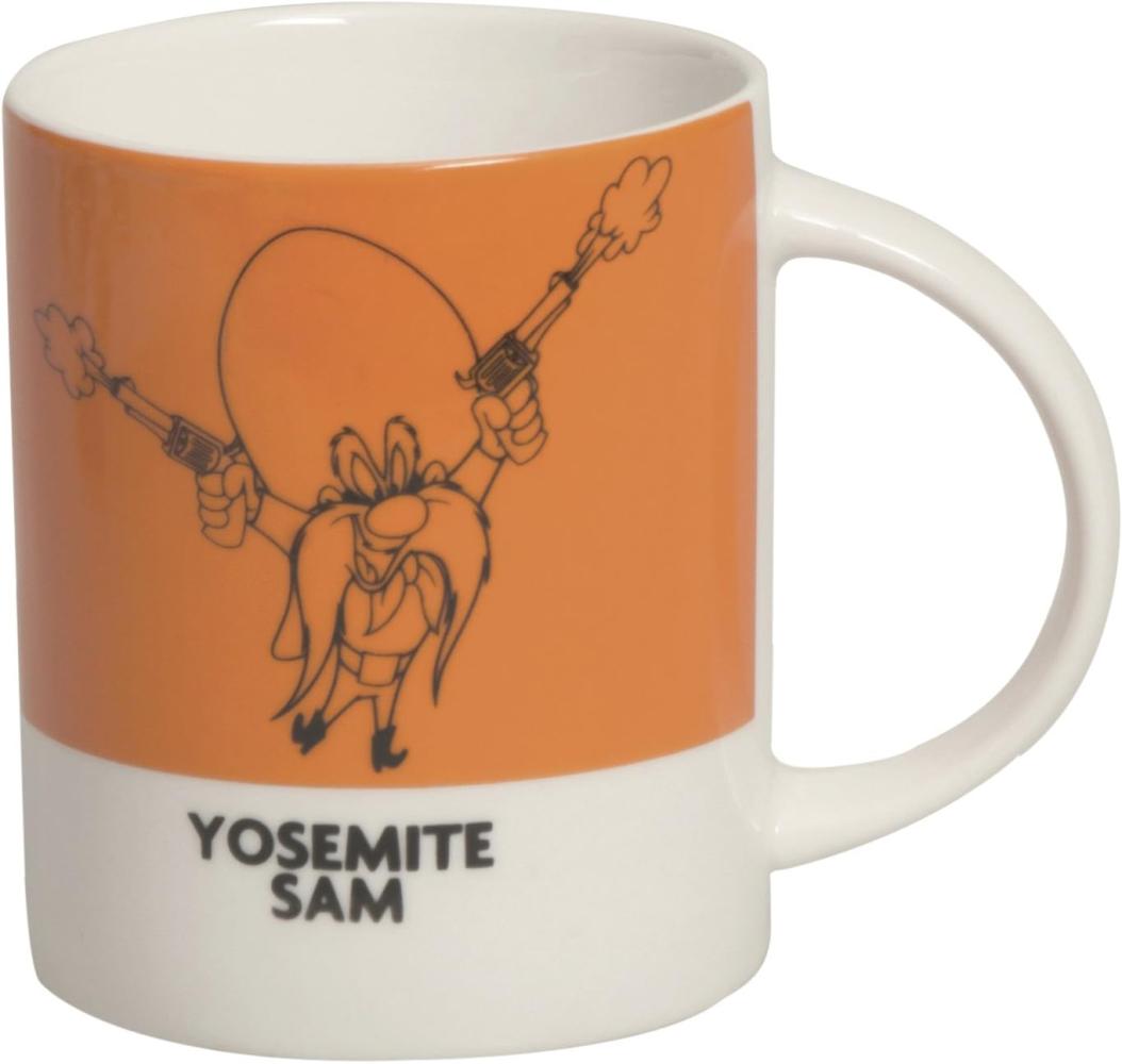 Excelsa Looney Tunes Mug Yosemite Sam 300 ml, Porzellan, Orange dunkel, 8. 9 x 8. 9 x 9 cm Bild 1