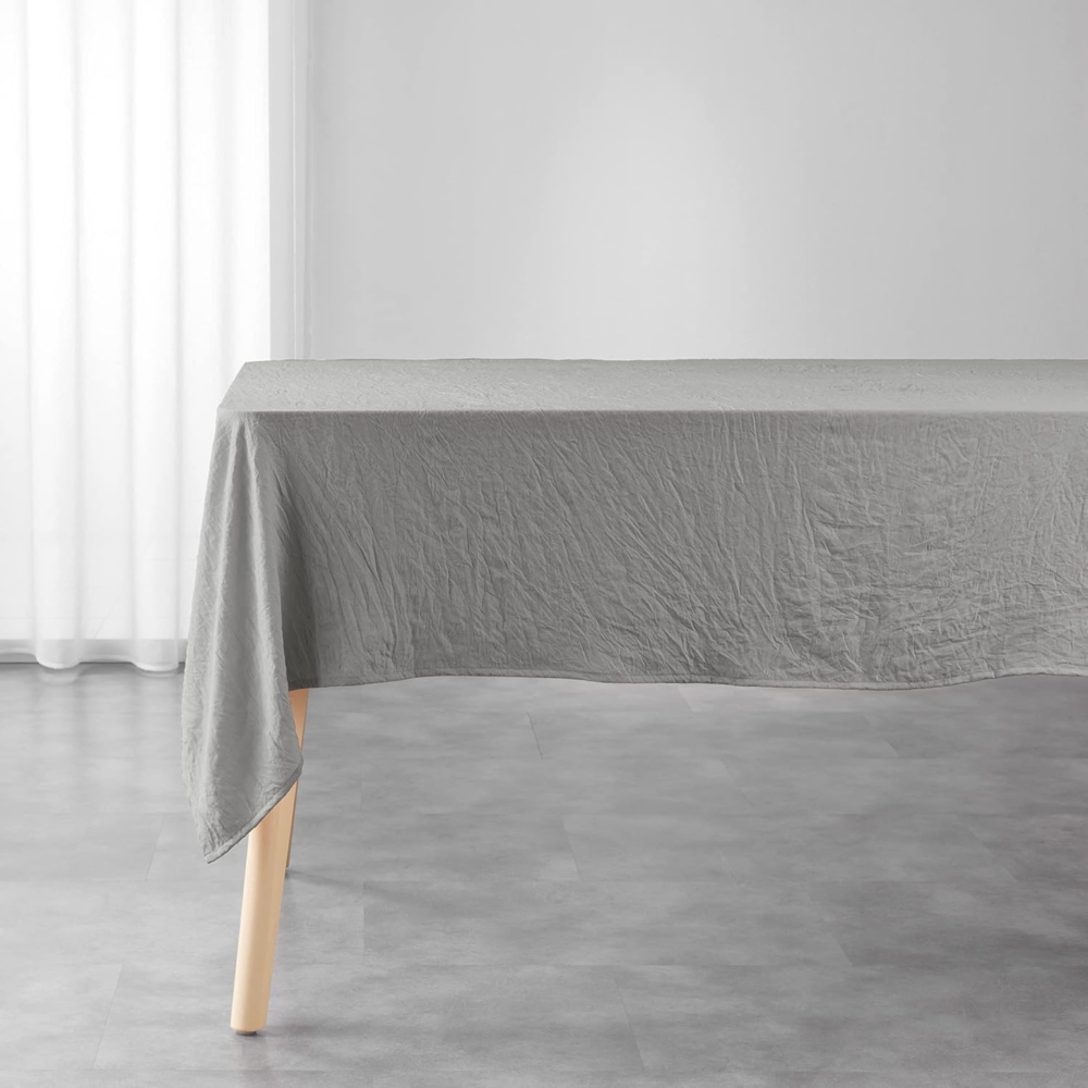 Douceur d'Intérieur Tischdecke, rechteckig, 140x240 cm, Suzy Taupe, Mikrofaser gewaschen Bild 1