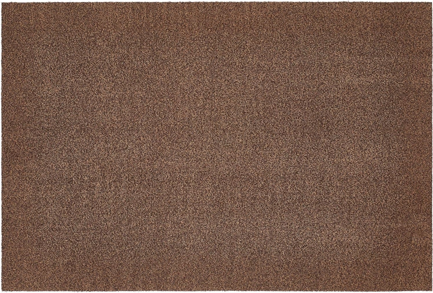andiamo Fußmatte Samson – waschbare Fussmatte innen – rutschfeste und saugfähige Schmutzfangmatte aus Baumwolle – pflegeleichte Türmatte 60x100 cm cm, Braun Bild 1