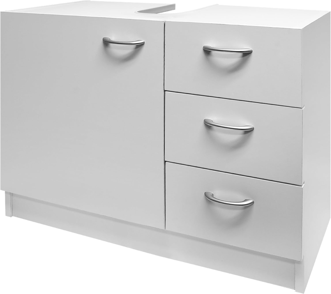 Casaria Waschbeckenunterschrank Neapel mit Schubladen 63cm Breit Waschbecken Unterschrank Badezimmer Stehend Bild 1