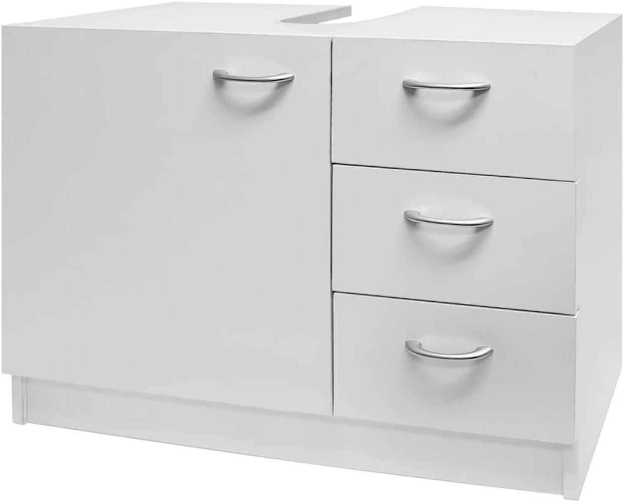 Casaria Waschbeckenunterschrank Neapel mit Schubladen 63cm Breit Waschbecken Unterschrank Badezimmer Stehend Bild 1