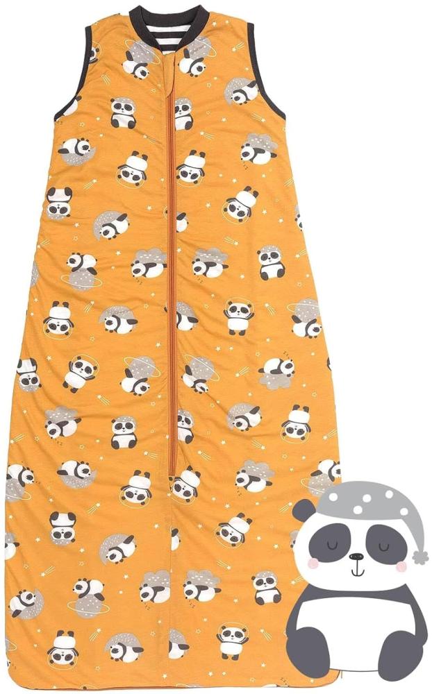 schlummersack Kinder Schlafsack Sommer 150 cm dünn Panda | Sommerschlafsack 1. 0 Tog 1 Tog Baby Schlafsack Sommer | Schlafsack Baby Sommer Frühling Bild 1