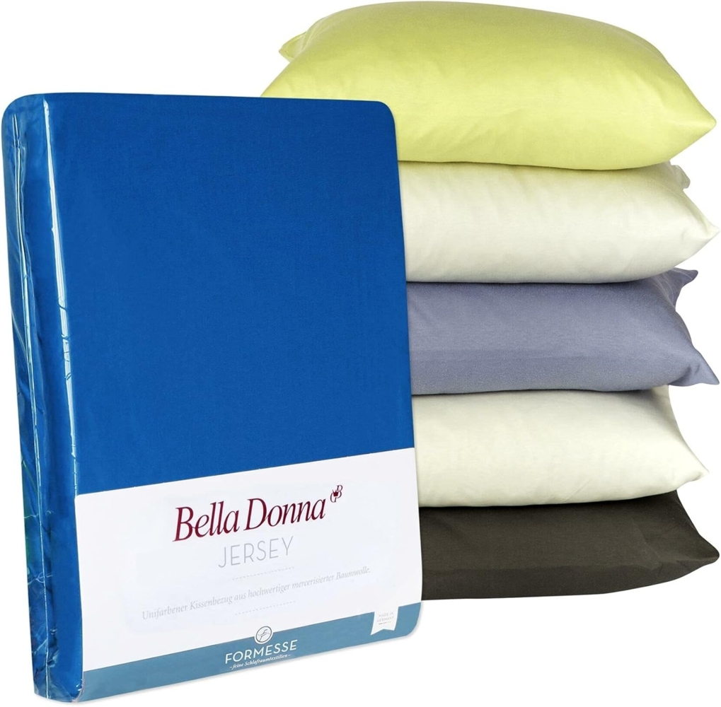 Formesse Bella Donna Jersey Kissenbezug|ca. 40x80 cm| hellgelb Bild 1