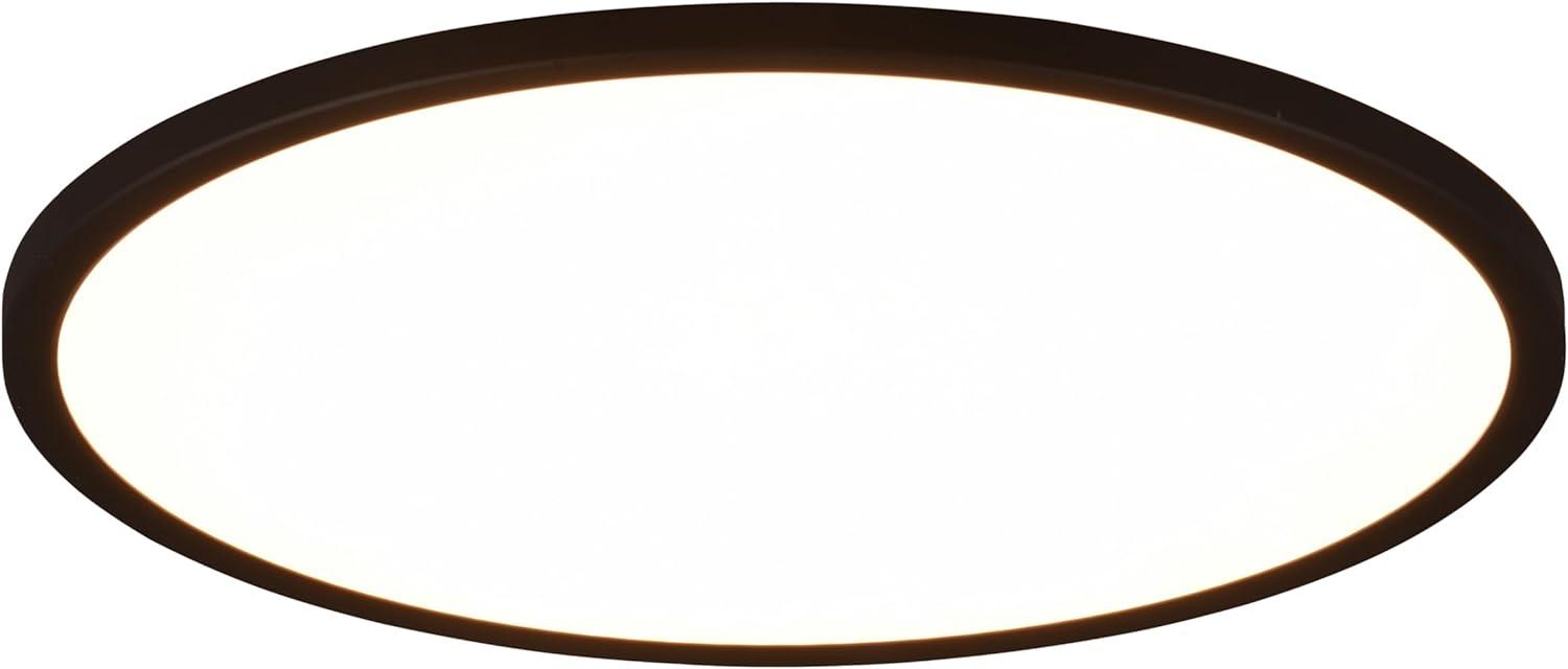 R64371932 Deckenleuchte AUREO schwarz matt 30W LED, Höhe ca. 2 cm Bild 1