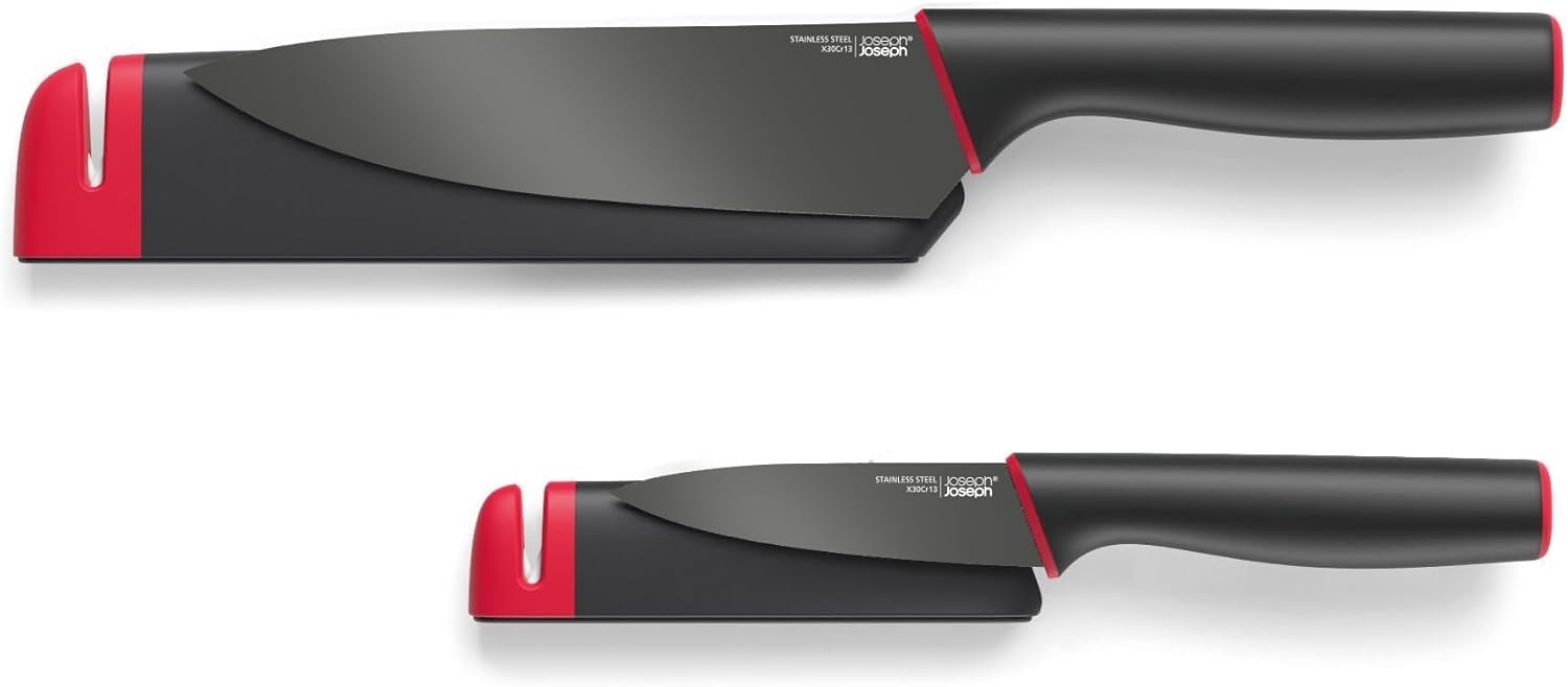Joseph Joseph Slice&Sharpen 2er Set Messer inkl. Messerschärfer Bild 1