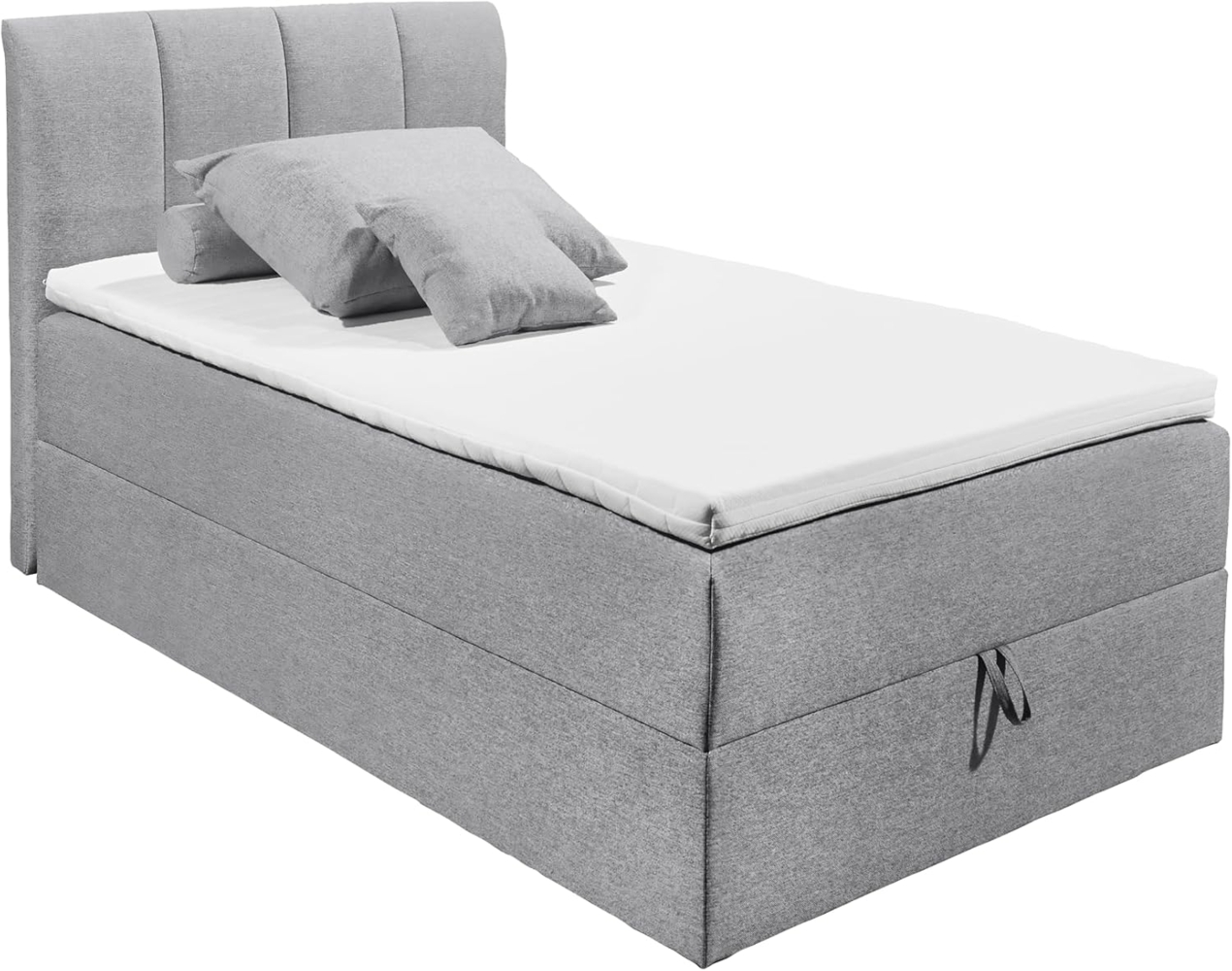 'GRANADA 2' Bett, grau, 120x200 cm Bild 1