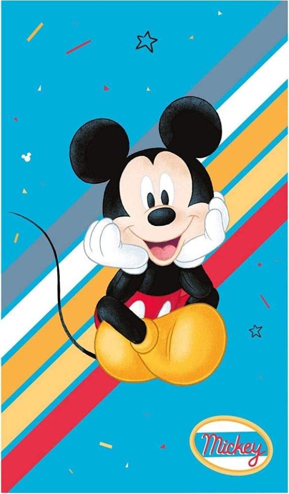 CTI 046775 Mickey Mouse Badetuch, blau, 265 g Bild 1