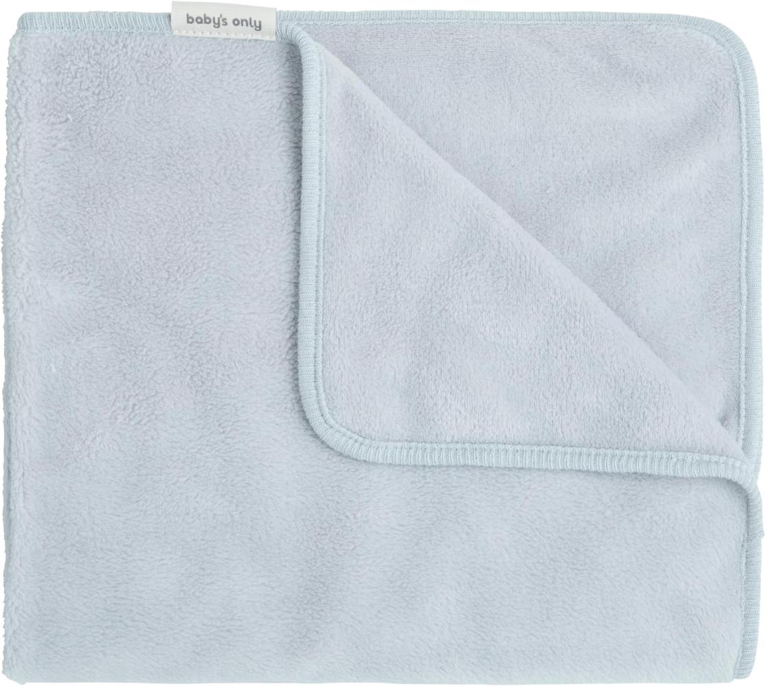 Baby´s Only Gitterbettdecke Cozy misty blue Hellblau Bild 1