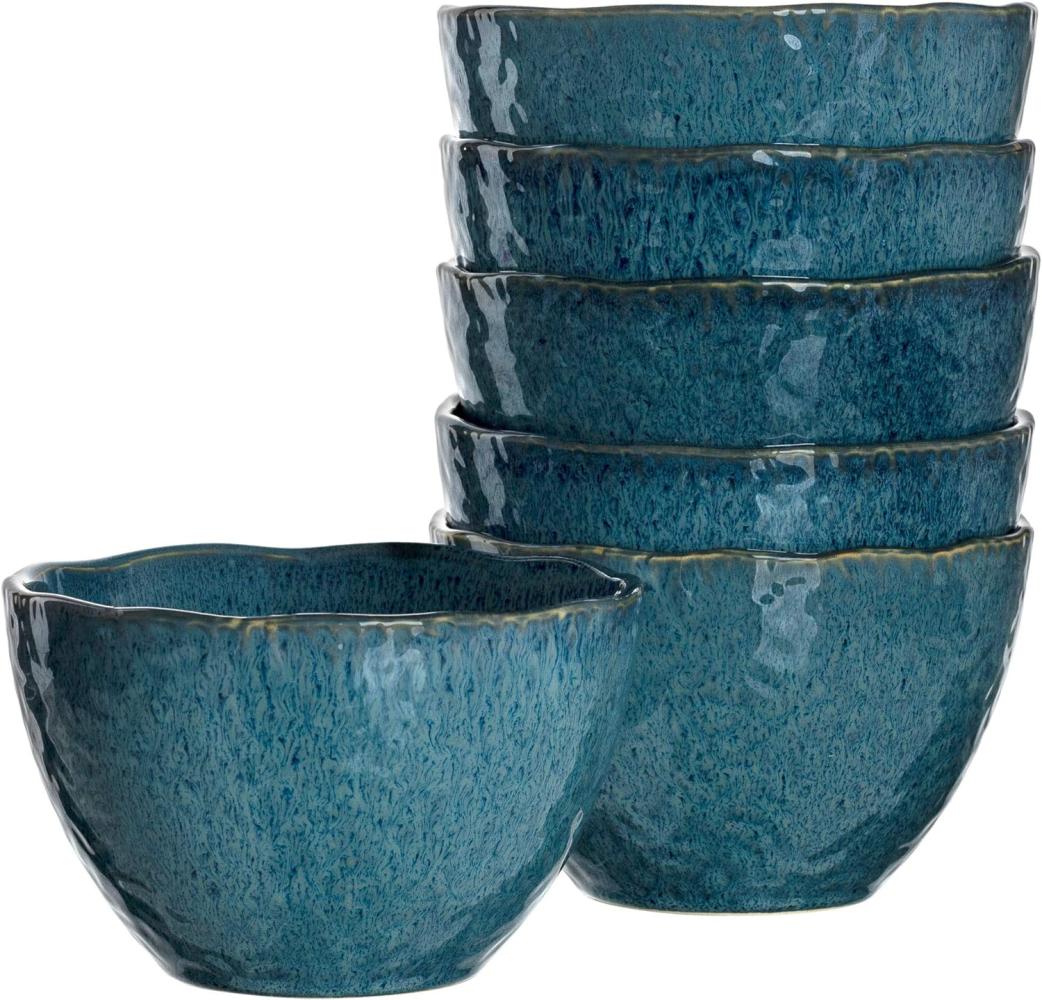 Leonardo MATERA Keramikschale 15,3 cm blau 6er Set Bild 1