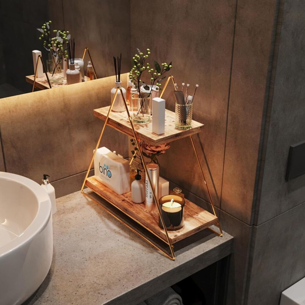 Wandregal mit 2 Ebenen Bild 1