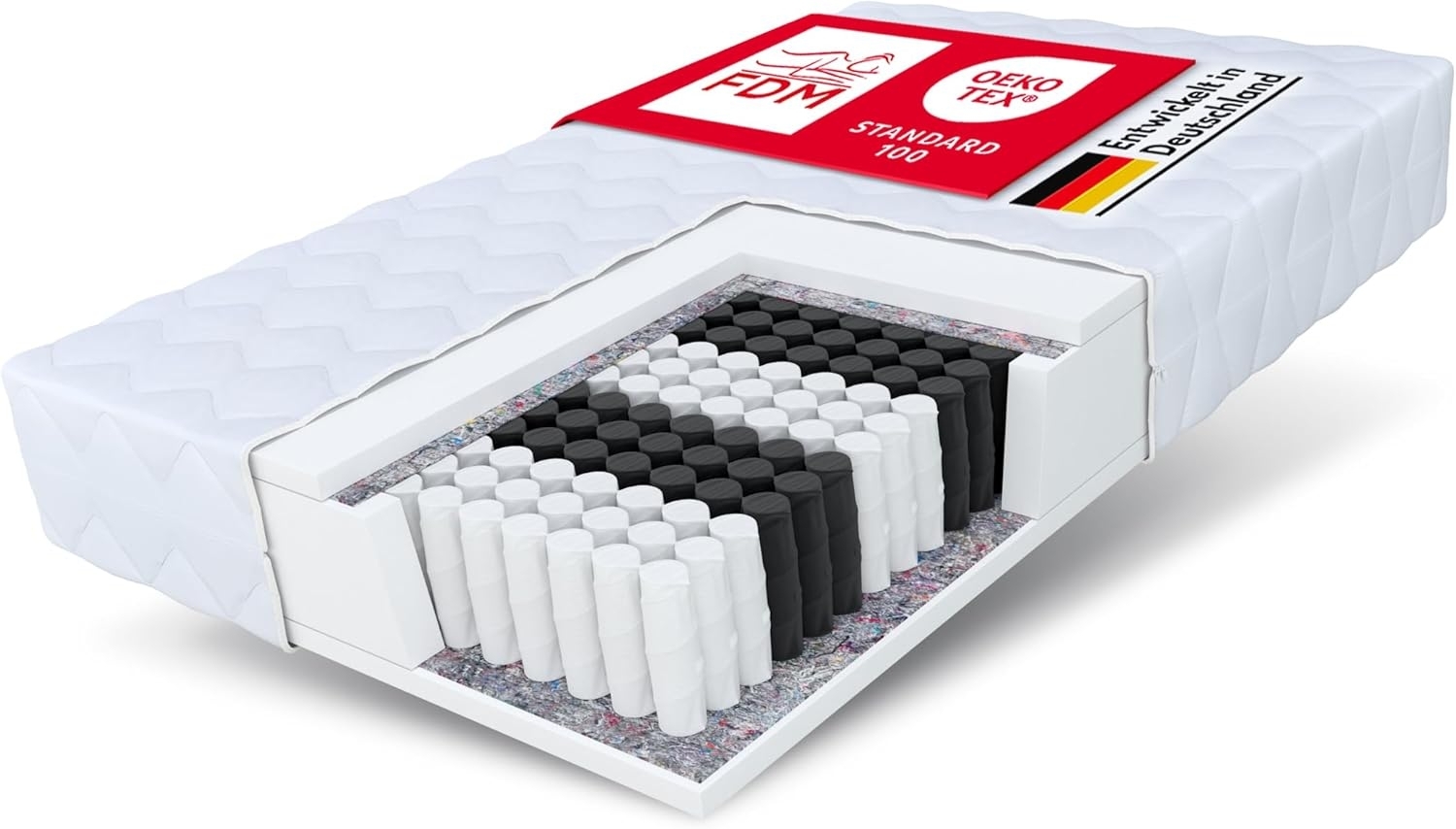 Matratze Taschenfederkern 'MEDIC MAX ' 7 Zonen H3 23cm, 140x190 cm Bild 1