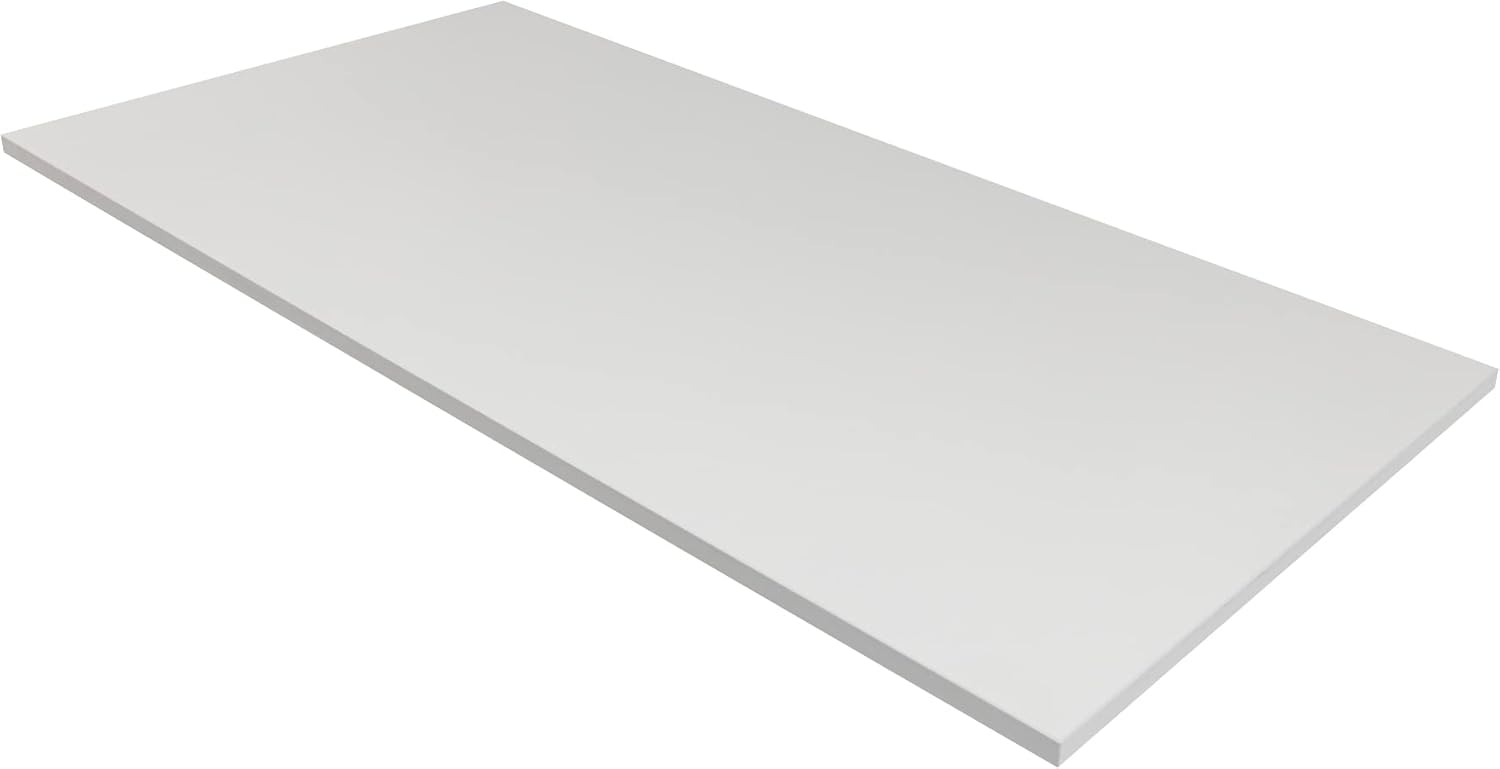 furni24 Tischplatte 140x80 cm Schreibtischplatte–Perfekt für höhenverstellbare Schreibtische, Computertisch Gaming-Tisch, Mehrzwecktisch, Esstische und mehr –25mm stabile Tischplatte langlebig, Grau Bild 1