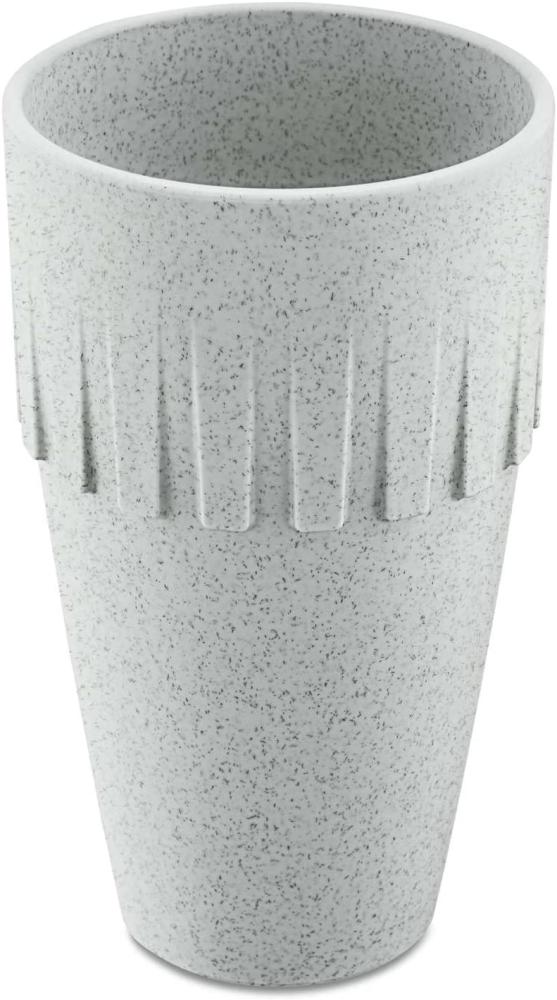 Koziol Becher Latte Connect, Kaffeebecher, Tasse, Kaffeetasse, Thermoplastischer Kunststoff, Organic Grey, 400 ml, 4081670 Bild 1