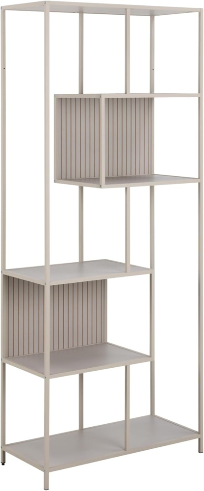 riess-ambiente Bücherregal SLIM LINE 185cm champagner beige Metall · Raumteiler mit 6 Regalböden, Einzelartikel 1-tlg, Standregal fürs Wohnzimmer/Schlafzimmer · Industrial Design Bild 1