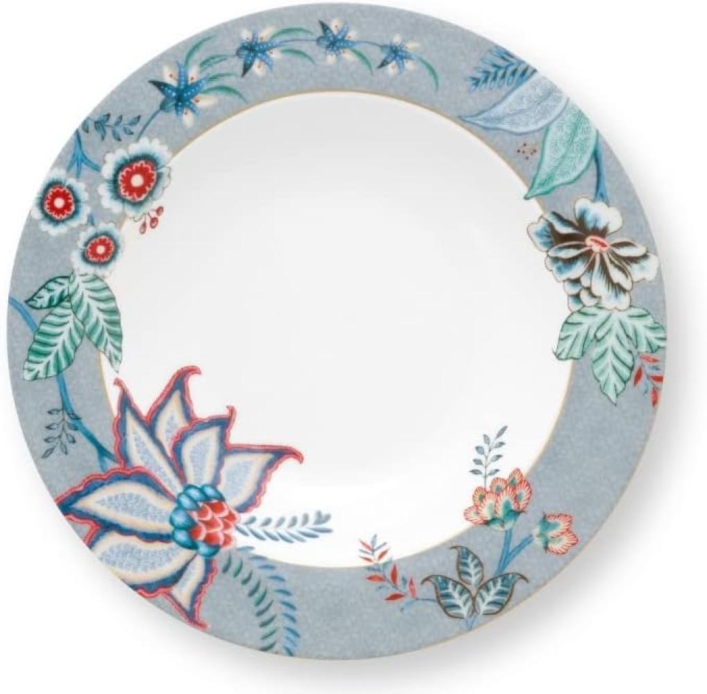 Pip Studio Suppenteller Flower Festival Hellblau (21,5 cm) 51. 001. 288 Bild 1