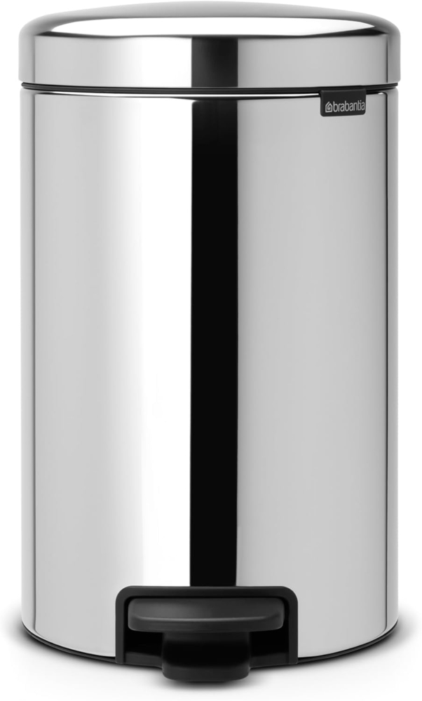 Brabantia 'NewIcon' Treteimer, Brilliant Steel, 12 Liter Bild 1