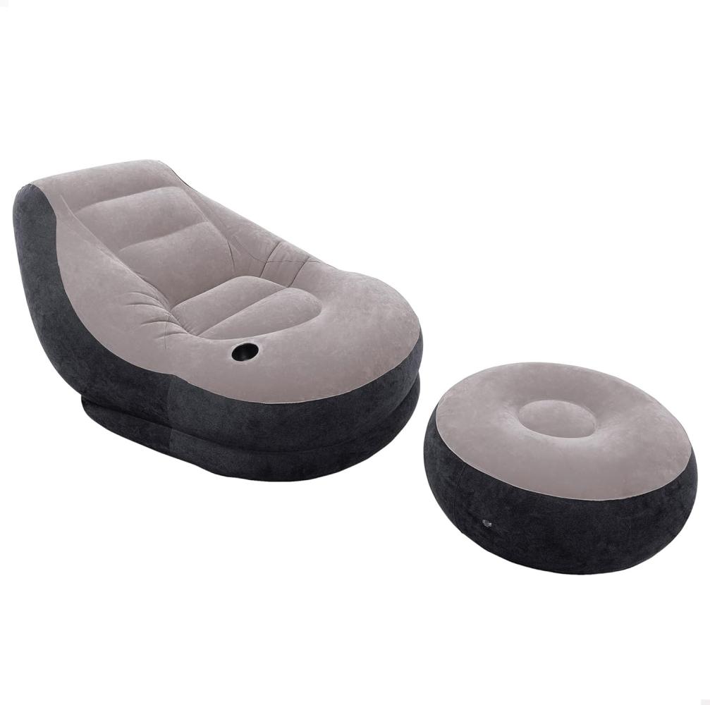 Intex Aufblasbarer Sessel mit Puff Ultra Lounge Relax 68564N 91568 Bild 1