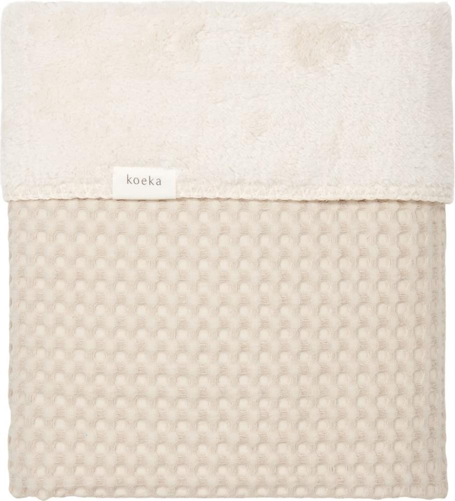 Koeka Oslo Bettdecke Waffel / Teddy Sand / Pebble Beige Bild 1