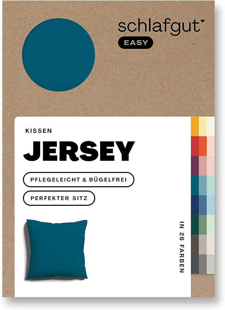 Schlafgut Kissenbezug EASY Jersey, (1 Stück), Kissenhülle mit Reißverschluss, weich und saugfähig, Kissenbezug Bild 1