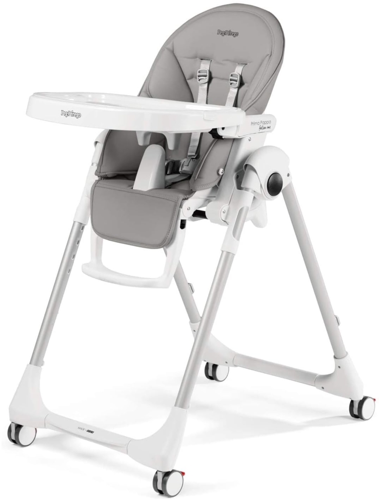 Peg Perego 'Prima Pappa Follow Me' Hochstuhl Ice (Lederimitat) Bild 1
